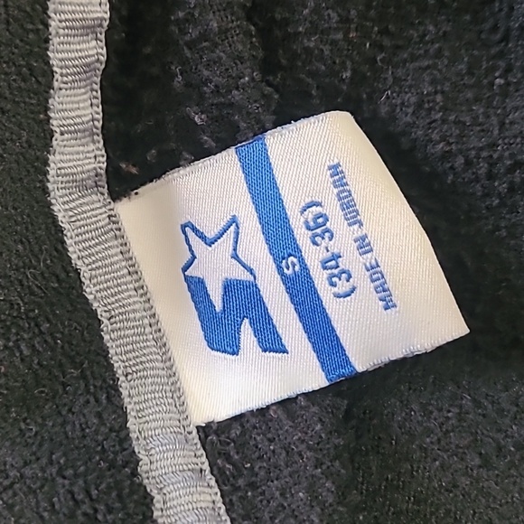 Vintage 90s STARTER Rich Black Collared Full Zip Fleece Sweatshirt Jacket Size S - Picture 13 of 14